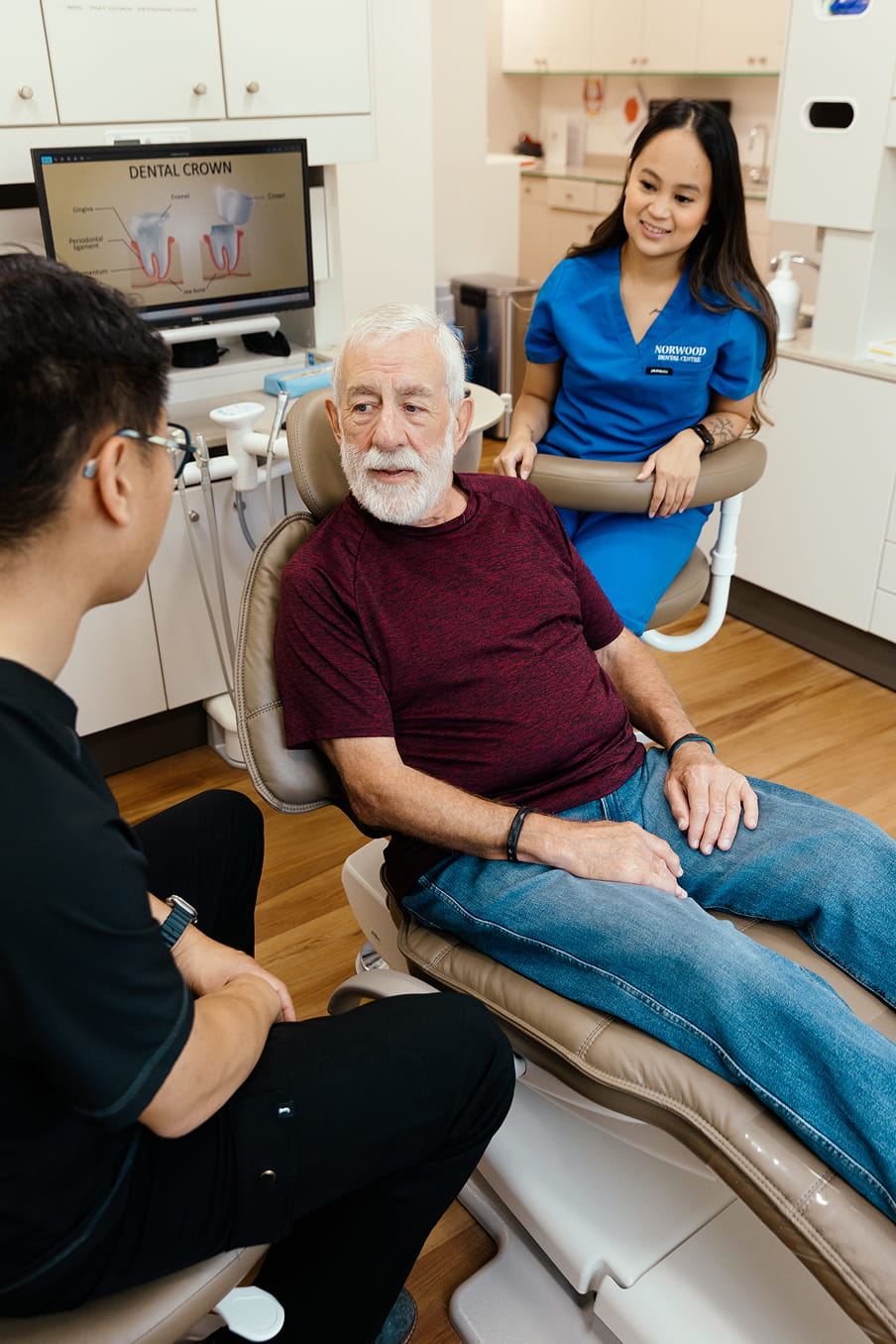 Adult dentistry care at the Norwood Dental Centre clinic