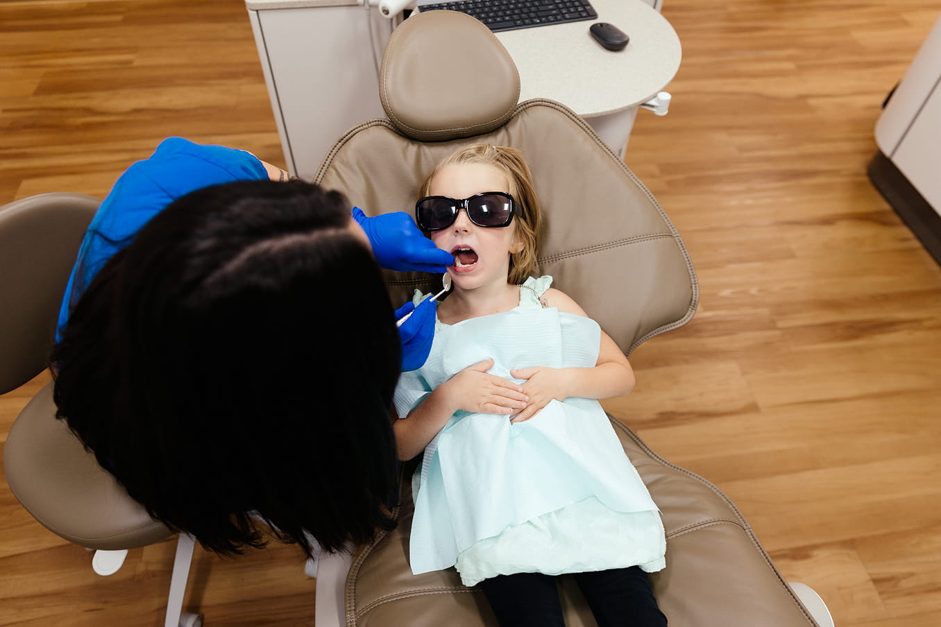 Routine dental exam and cleaning at Norwood Dental Centre