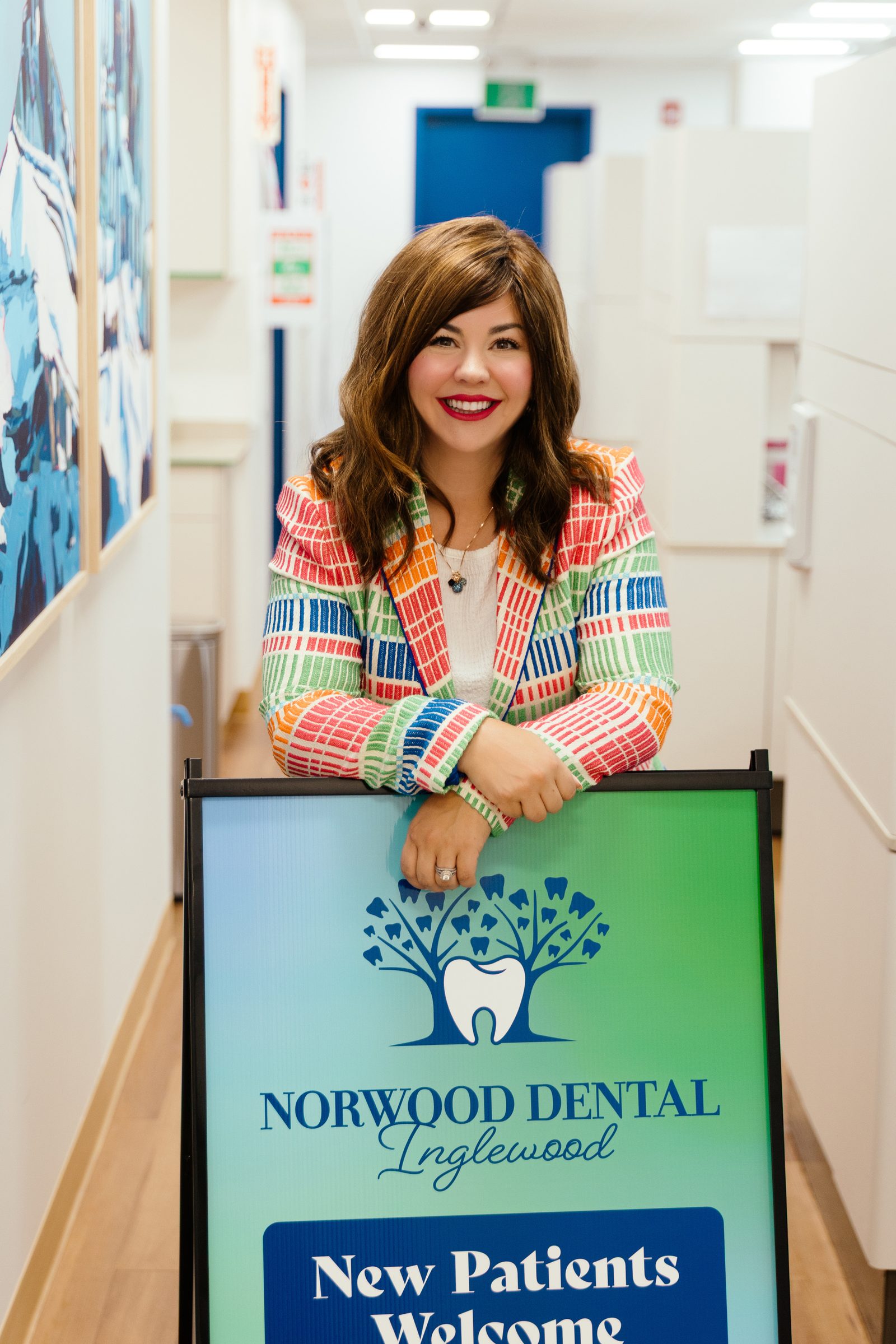 Amanda Chin welcoming new patients at Norwood Dental Centre Inglewood