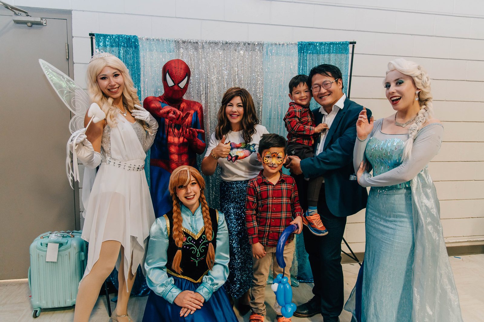Dr. William Chin and Amanda Chin with their family at a Norwood Dental Centre event